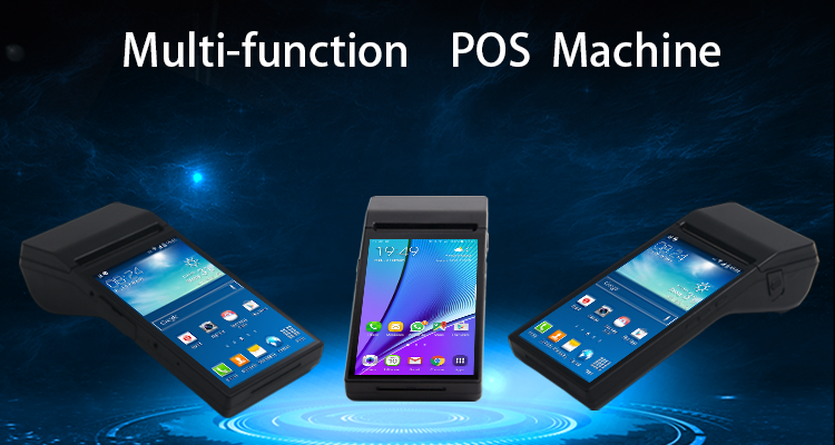 Android 6.0 POS Machine with 7 Inch HD IPS Screen and Built-in Thermal Receipt Printer
