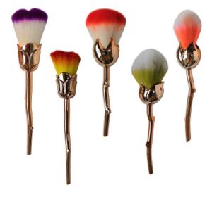 China Magical Powder Perfect Makeup Finishing Brush Flower Shaped wholesale