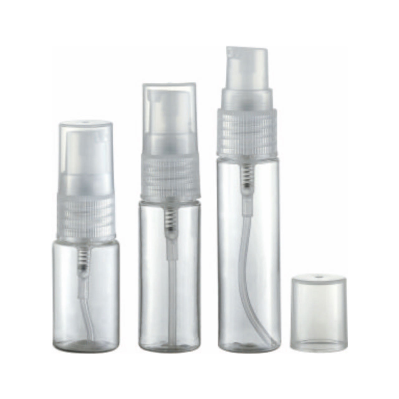 PET Transparent Plastic Bottles with Child Resistant Flip Top Cap 25ml/30ml/50ml