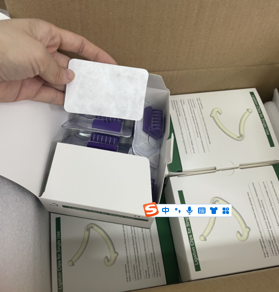 Professional Clinical Surgery Polymer Ligation Clip with Locking Device CE Certified