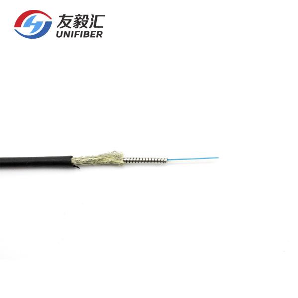 G657A2 TPU Jacket Military Tactical Optical Fiber Cable
