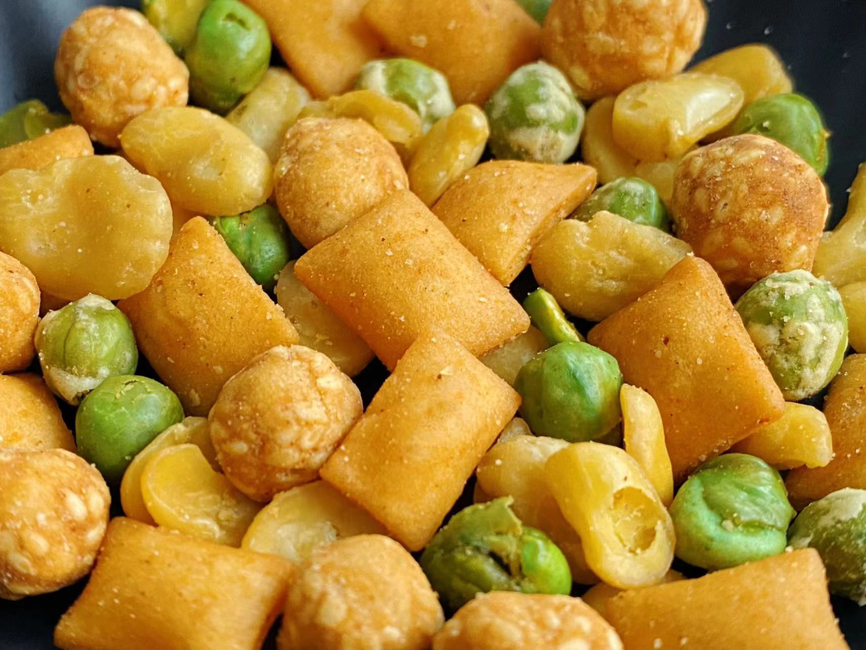 Asian Thai Style Coated Peanut Snack Customized Assorted Nut Snack Mix