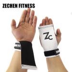 Synthetic Leather Fingerless Crossfit Grips Fitness Safety Gym Lifting Gloves