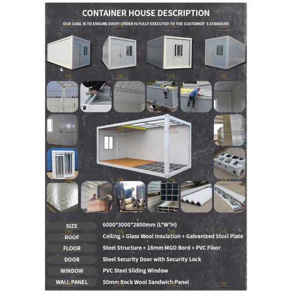 Remote Locations Prefab Camp Fireproof Portable Modular Homes