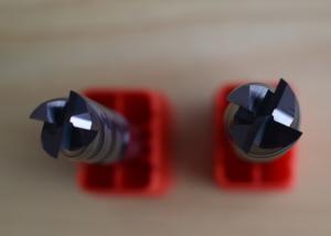 China Carbide TiCXSiN Coating 0.6μM Flat End Mill Cutter wholesale