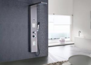 China Digital Temperature Display Wall Mount Shower Panel 2.0GPM Max Flow Rate ROVATE wholesale