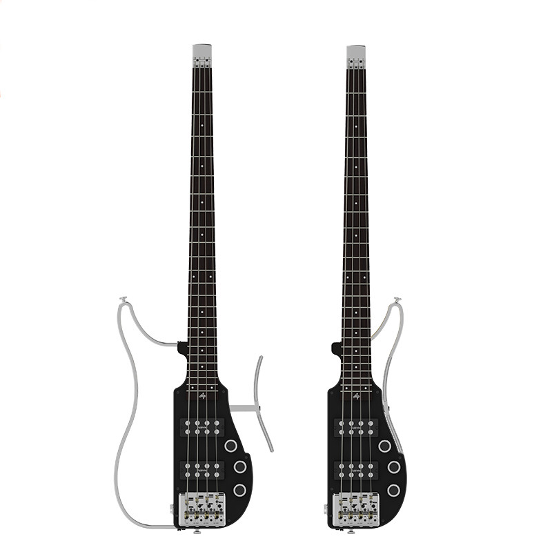 Custom New high-quality Unique Design Patented 4 String Bass Unique Design Patented Headless Travel Electric Guitar