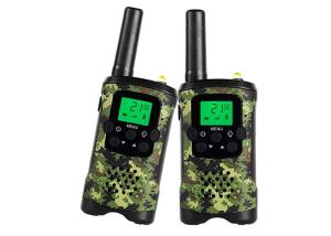 China Childrens Camouflage Walkie Talkie With HD Sound - Auto Squelch System wholesale