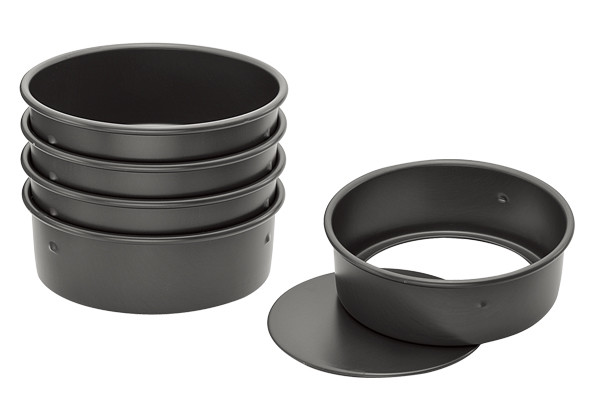 RK Bakeware China- Rectangle Nonstick Aluminum Cake Mould With Movable Bottom Customized