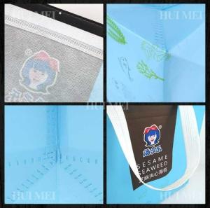 China Custom Spunbonded Non Woven Polypropylene Tote Bags 60gsm To 180gsm wholesale