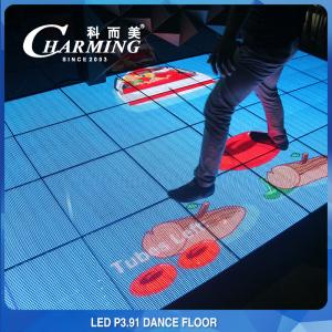 China Antiwear IP53 Dance Floor Underground LED Screen Tempered Glass wholesale