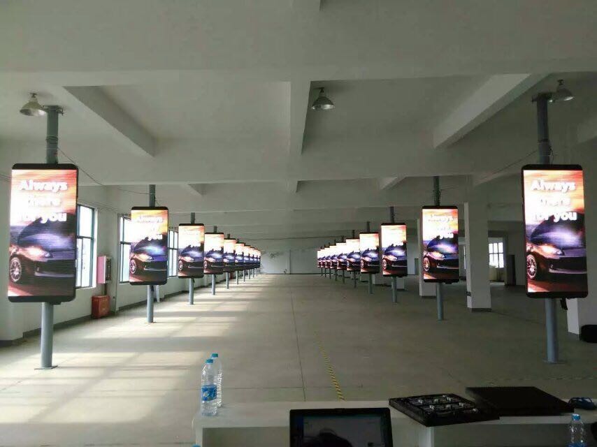 Outdoor Full Color 1R1G1B SMD2727 Pole LED Display 6000cd/㎡ 320mm×160mm