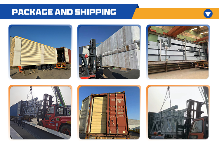 Multistory Prefabricated Steel Structure Building Metal H Beam Building Construction