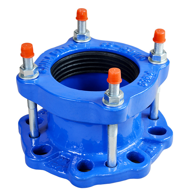 Pipe Ductile Iron Flange Adapter Coupling DN40-DN600mm Water Pipe Couplings Pn16 Universal