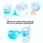 Small Home Electric Countertop Water Flosser 25-125psi Oral Hygiene Care