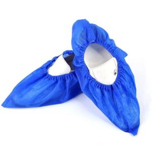 China Non Irritating Blue Cleanroom Hygienic Shoe Cover wholesale