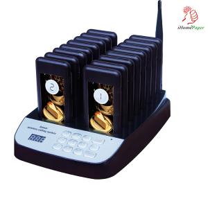 China wireless restaurant 16 call guest paging coaster system wholesale