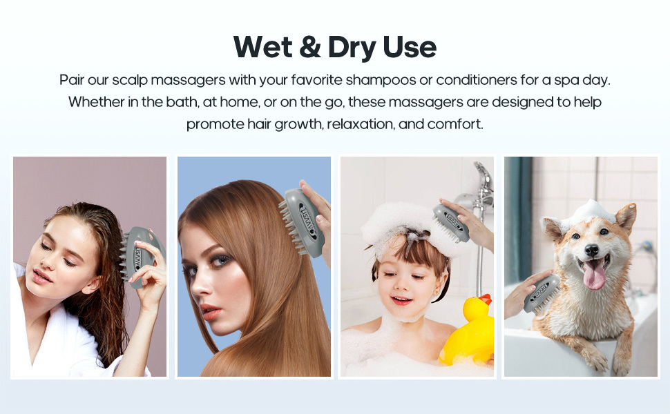 Versatile Soft Bristle Hair Brush