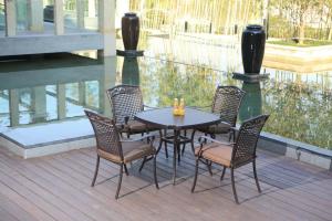 China outdoor garden furniture cast aluminum set-16101 wholesale