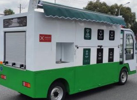 New Energy Electric Four Wheel Garbage Collection Truck Electric Sanitation Vehicle