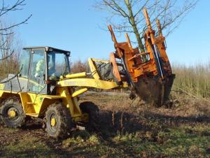 China OEM Excavator Tree Spade , Hydraulic Tree Transplanter Machine wholesale