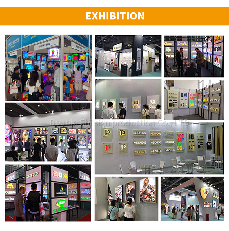 Customized High Brightness LED Light Display Case for Magic Mirror Glass Cake Hat Watch
