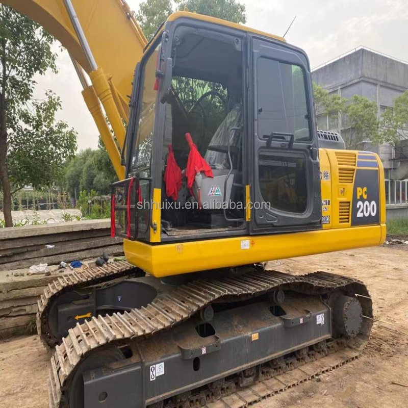 Komatsu Second hand hydraulic crawler excavator good quality Used digging machine Japan origin used komatsu pc200-8 excavator Komatsu Excavator