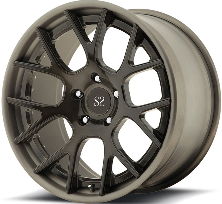 Chrome 2 Piece Forged Step Rims Wheels 20inch Custom For Mercedes Benz A35