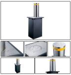 5s Lift Electric Driveway Bollards H 600mm Stainless Steel 400*1150mm