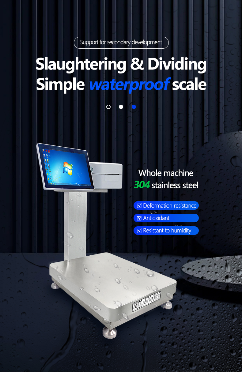 SOHE Simple Waterproof Intelligent Scale with 60kg Weighing Capacity and Built-in Battery
