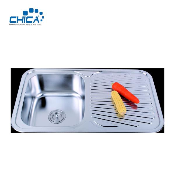 Single Bowl Kitchen Sink For House Stainless Steel Kitchen Sink For Hotel