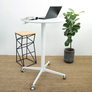 China Cast Aluminium One Leg Height Adjustable Computer Desk wholesale