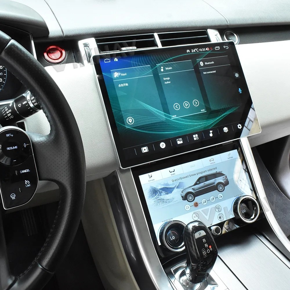 13.3 Inch Android Auto Car radio For Range Rover Sport L494 GPS Navigation Multimedia Player Wireless Carplay BT 4G