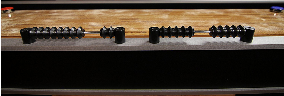 Solid Wood 9FT Shuffleboard Game Table Box Style Base Legs For 2 Players