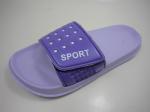 Ladies Breathable Flat Eva Material Slippers Upper With Velcro