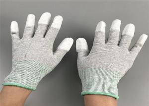 China 13 Gauge Seamless Anti Static Gloves Knitted Carbon Fiber Material wholesale