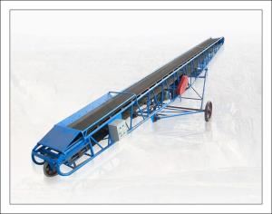 China Horizontal Gravel Coal Rocks 400mm mobile telescopic conveyor wholesale