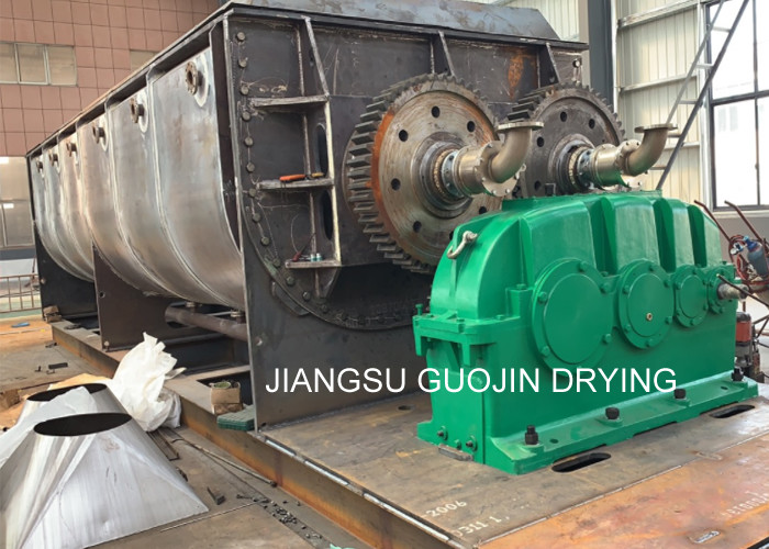 China Sewage Industry Double Shaft Vacuum Hollow Paddle Dryer wholesale