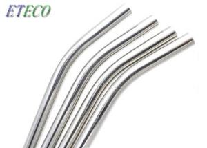 China Outdoor Picnics Stainless Steel Reusable Straws Mirror Polishing Natural Bent wholesale