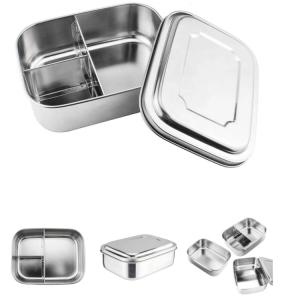 China Eco - Friendly Stainless Steel Lunch Box Personalised Bento Box Containers wholesale
