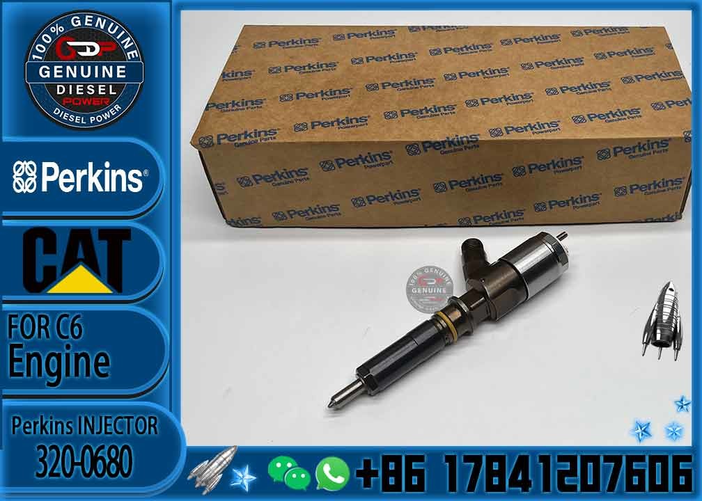 Cat engine parts 320d injector 3200680 320-0680 2645A747 for caterpillar c6.6 injectors