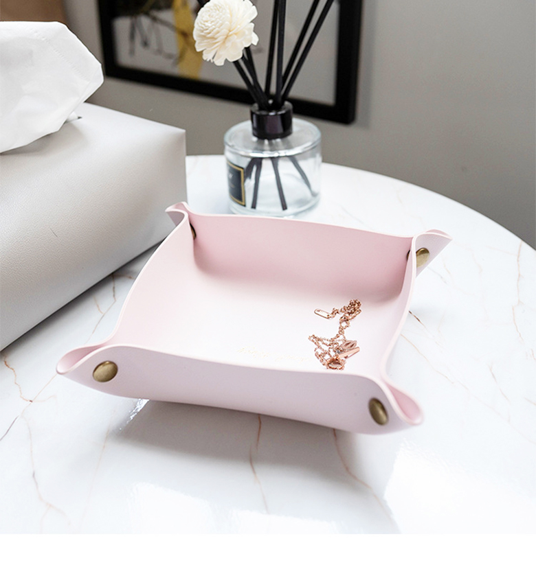 Multifunctional Washable PU Leather Portable Cosmetic Storage Box with 1-3L Capacity