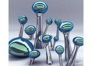 China Interior Decoration Polished Stainless Steel Sculpture 2.5mm Thickness wholesale