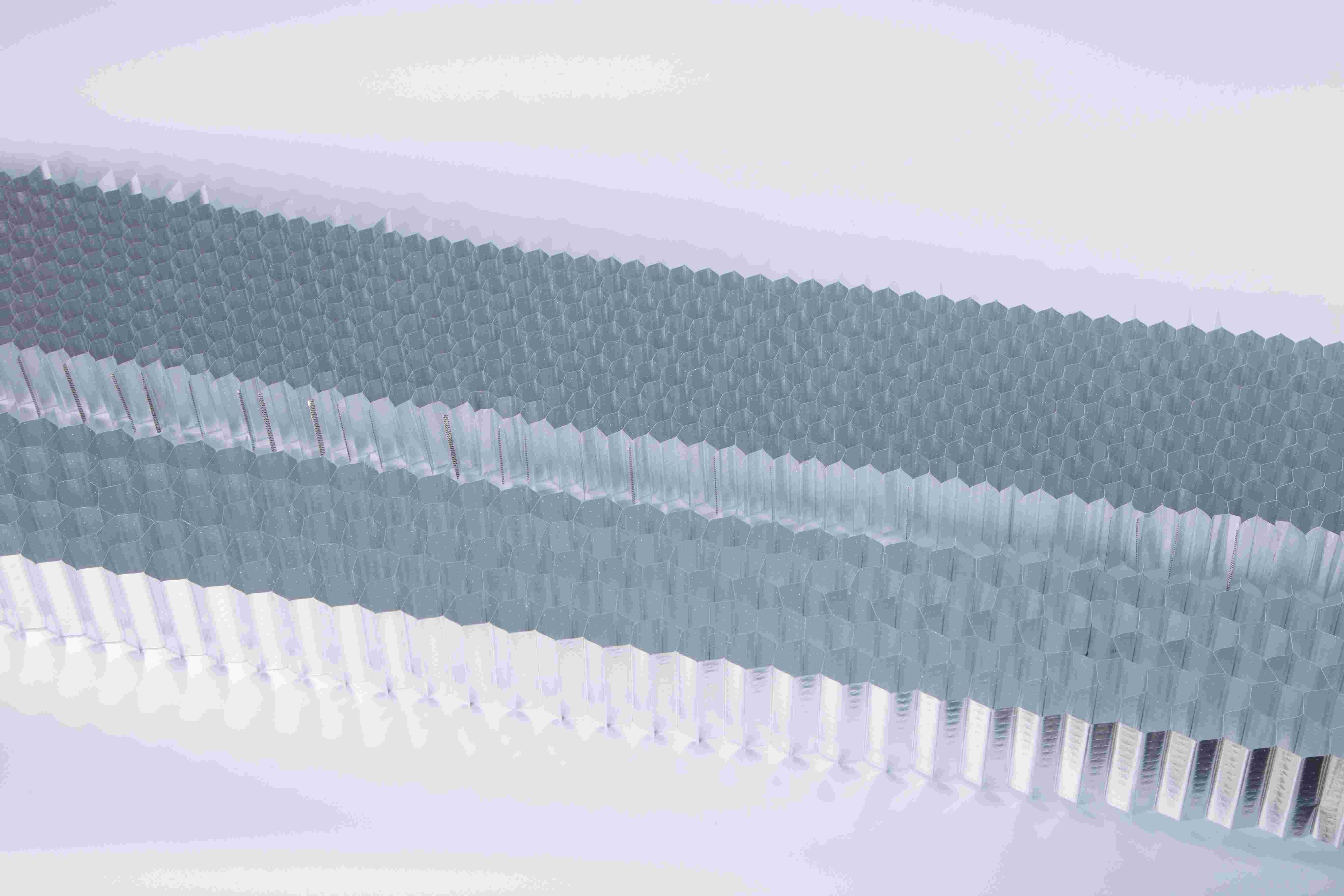 Square Aluminum Honeycomb Mesh With Sound Insulation Used For Machine Protection Cabin