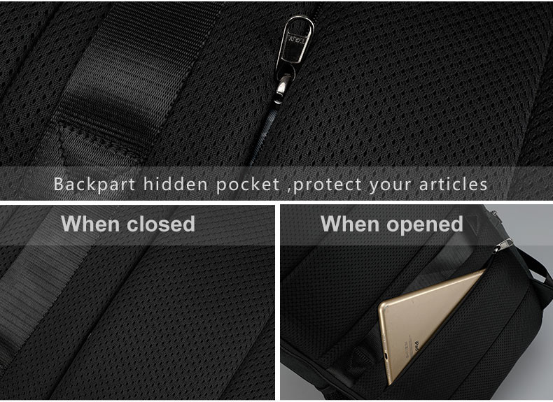 T-B3399 Waterproof Travel Laptop Backpack Anti Theft Lightweight Mochila Men With Usb