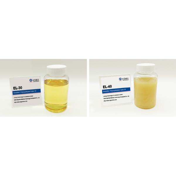 Emulsifier EL Series ECrthoxylated Castor Oil emophor EL Non Ionic Surfactants CAS 61791-12-6