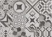 China Decorative Wall 24x24 12x12 Black Ceramic Tile wholesale