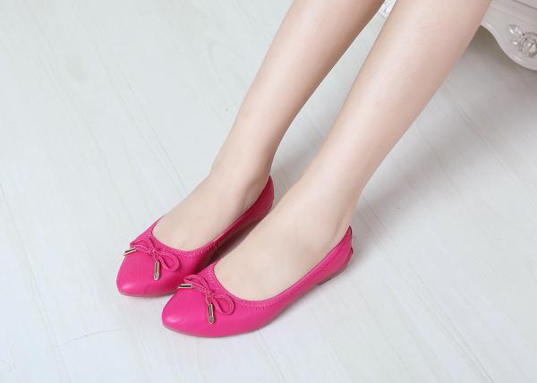 high quality black kidskin shoes fashion soft sole shoes designer women shoes pointed shoes foldable flat shoes BS-13