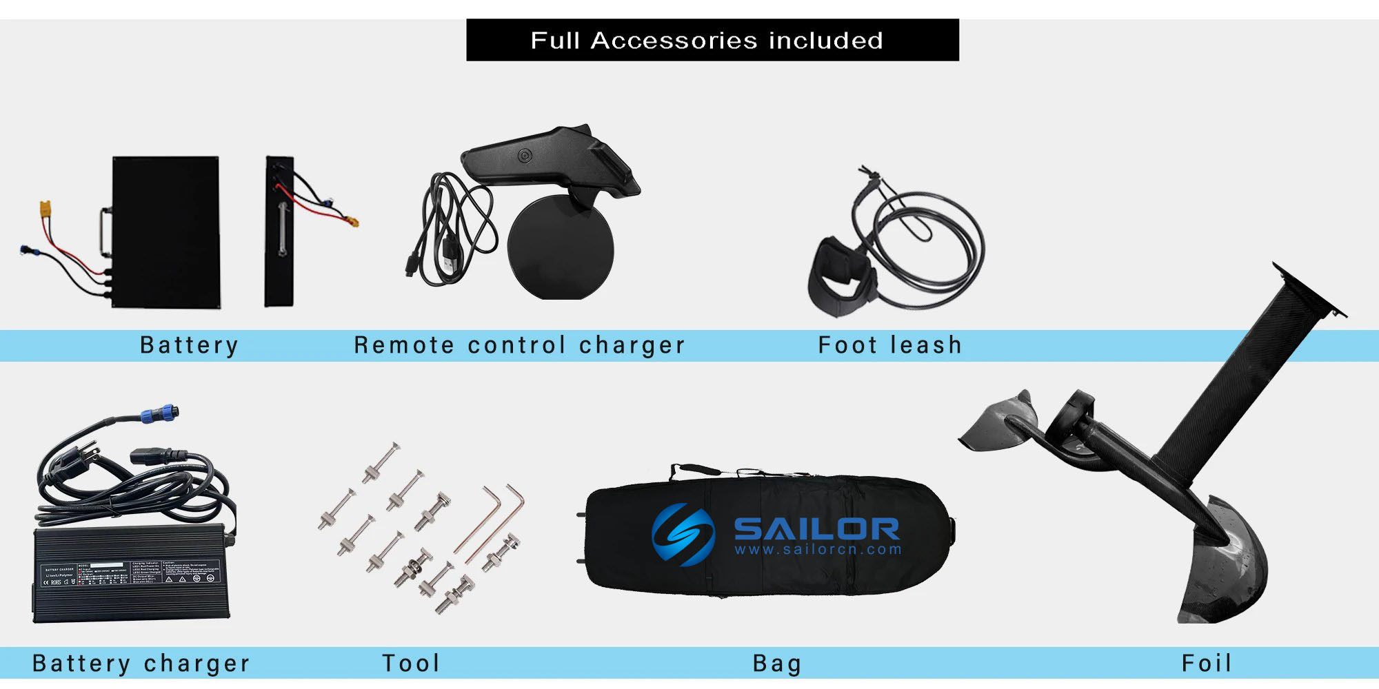 Customized Efoil Surfboard Top Quality Electric Hydrofoil Battery Powered Surfboard e-foil board
