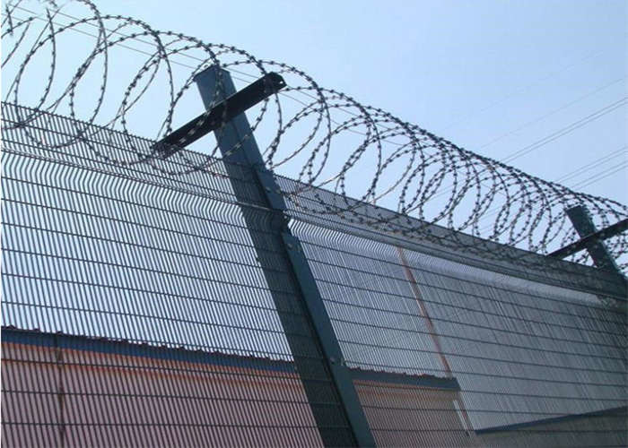 Military 358 metal security fencing Anti Climb Chain Link Fence 1.8m 2m Height